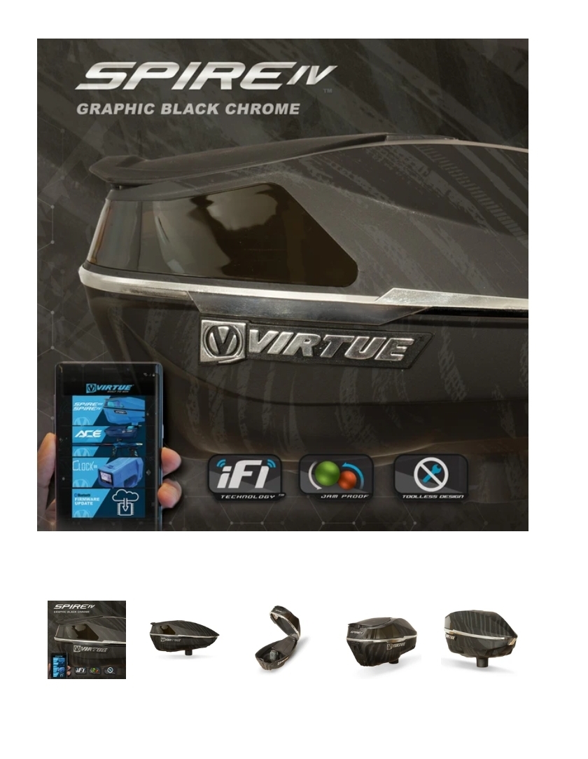 Virtue Spire IV Lo Mejor del Mercado NEGRO DISPONIBLE  (Bajo Pedido OTROS COLORES)