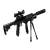 Tiberius Arms T9.1 Elite 2en1 Pistola/Rifle (Incluye todos los accesorios maletin y alimentadora)
